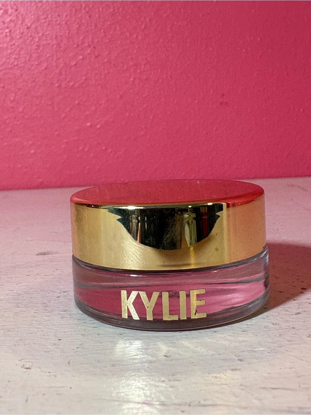 Kylie Cosmetics * Rose Gold Birthday Edition Crème Eyeshadow Jar EUC Rare Jenner